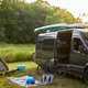 A photo of the Arlo Go 2 overlooking a camp site